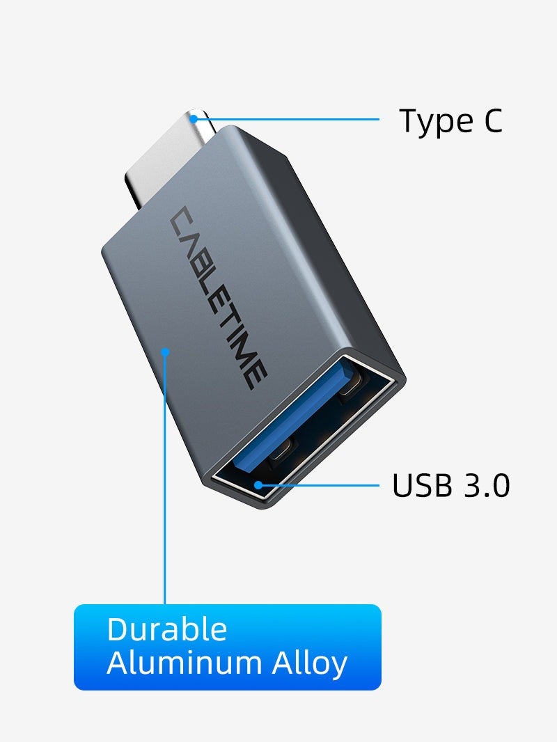 CABLETIME USB C TO USB 3.0 ADAPTER CONVERTER - Image 3